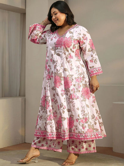 Women Floral Printed Regular Kurta with Palazzos & With Dupatta