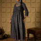 Floral Printed Empire Pure Cotton Kurta with Trousers