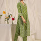 Women Floral Printed Regular Pure Cotton Kurta with Trousers