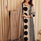 Women Printed Straight Kurta and Pant Set with Dupatta