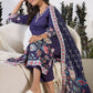 Women Floral Printed Regular Thread Work Kurta with Trousers & With Dupatta