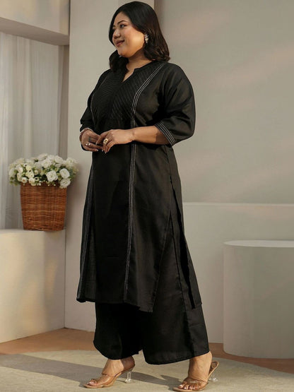 Women Ethnic Motifs Embroidered Regular Thread Work Kurta with Palazzos & With Dupatta
