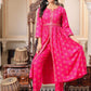 Women Floral Embroidered Regular Kurta with Trouser