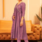 Yoke Design Empire Gotta Patti Kurta With Trousers & Dupatta