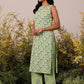 Floral Printed Regular Pure Cotton Kurta with Palazzos