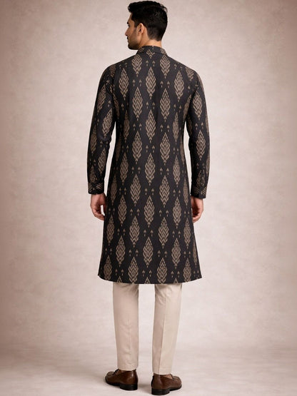 Men Ethnic Motifs Kurta (Top only)