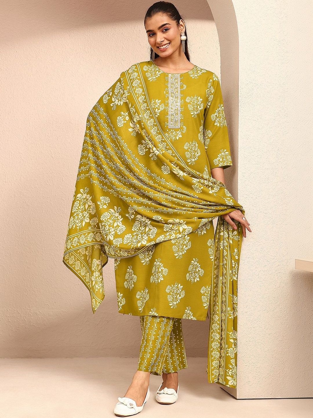 Women Regular Size Kurta Set Cotton