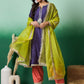 Gotta Patti Anarkali Kurta & Trouser With Dupatta