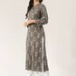 Women Mandarin Collar Viscose Rayon Kurta and Palazzo Set