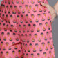 Women Pink Floral Printed Panelled Pure Cotton Kurta with Palazzos & With Dupatta