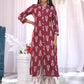 Women Mandarin Collar Viscose Rayon Kurta and Palazzo Set