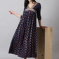 Ethnic Motifs Printed V-Neck Maxi Dress