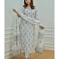 Women's Viscose Kurta Set with Dapatta