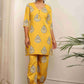 Floral Embroidered A-Line Kurta With Salwar