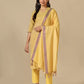 Women Pure Cotton Elegant Kurta, Pant And Dupatta Set