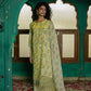 Women's Rayon Blend Straight Printed Kurta with Pant & Dupatta
