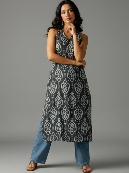 Women Ethnic Motifs Printed Regular Kurta Top