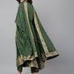 Green Anarkali Printed Kurta with Palazzos & With Dupatta