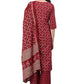 Women's Rayon Printed Straight Kurti with Palazzos and Dupatta Set