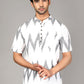 Men Geometric Printed Pure Cotton Kurta