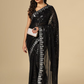 Striped Sequinned Saree