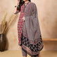 Mandarin Collar Ethnic Motifs Printed Regular Pure Cotton Straight Kurta Set