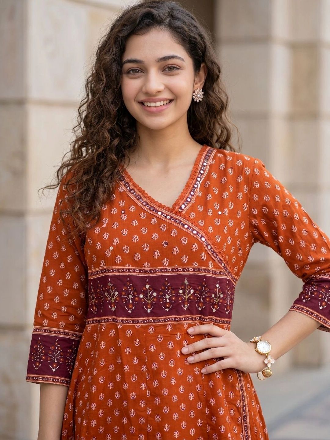Women Regular Size Kurta Set Cotton