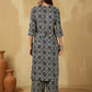 Women Floral Printed Regular Pure Cotton Kurta with Palazzos