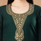 Ethnic Motifs Embroidered Thread Work Kurta With Trousers & Dupatta