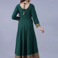 Women Green Viscose Rayon Kurta Dupatta Set