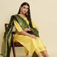 Women Multicolor Cotton Silk Kurta Pant Dupatta Set