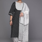 Women Plus Size Yoke Design Kurta with Salwar & With Dupatta