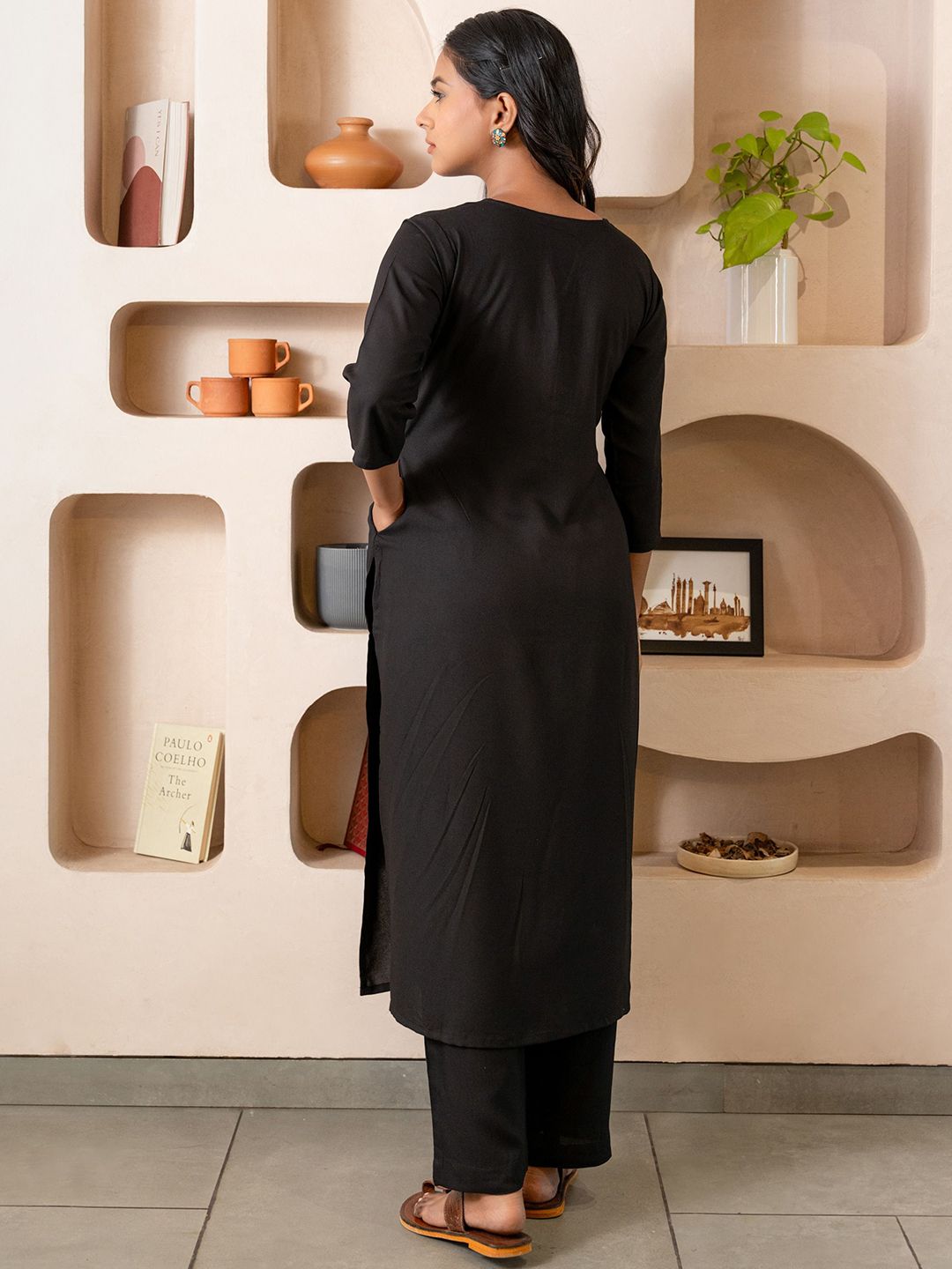Women Regular Kurta with Trousers - Amy's Cart