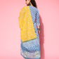 Ethnic Motifs Printed Pure Cotton Kurta with Trousers & With Dupatta