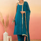 Shoulder Straps Straight Kurta With Trouser & Dupatta