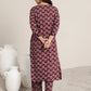 Women Viscose Rayon Kurta Pant Set