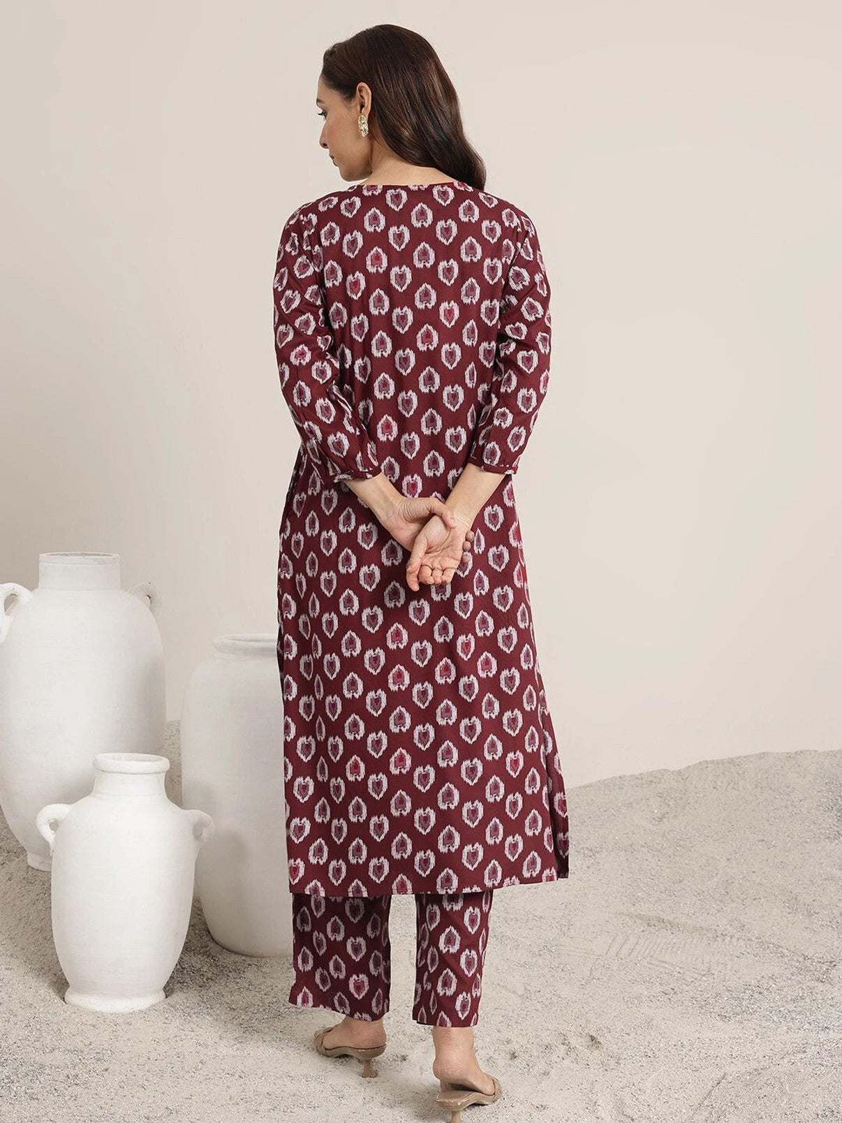 Women Viscose Rayon Kurta Pant Set