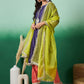 Gotta Patti Anarkali Kurta & Trouser With Dupatta