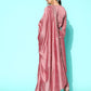 Women Pink Ethnic Motifs Embroidered Sequinned Kurta With Trousers & Dupatta