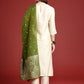 Ethnic Motifs Embroidered Kurta with Trousers & Dupatta