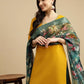 Women Yellow Silk Blend Kurta Pant Dupatta Set