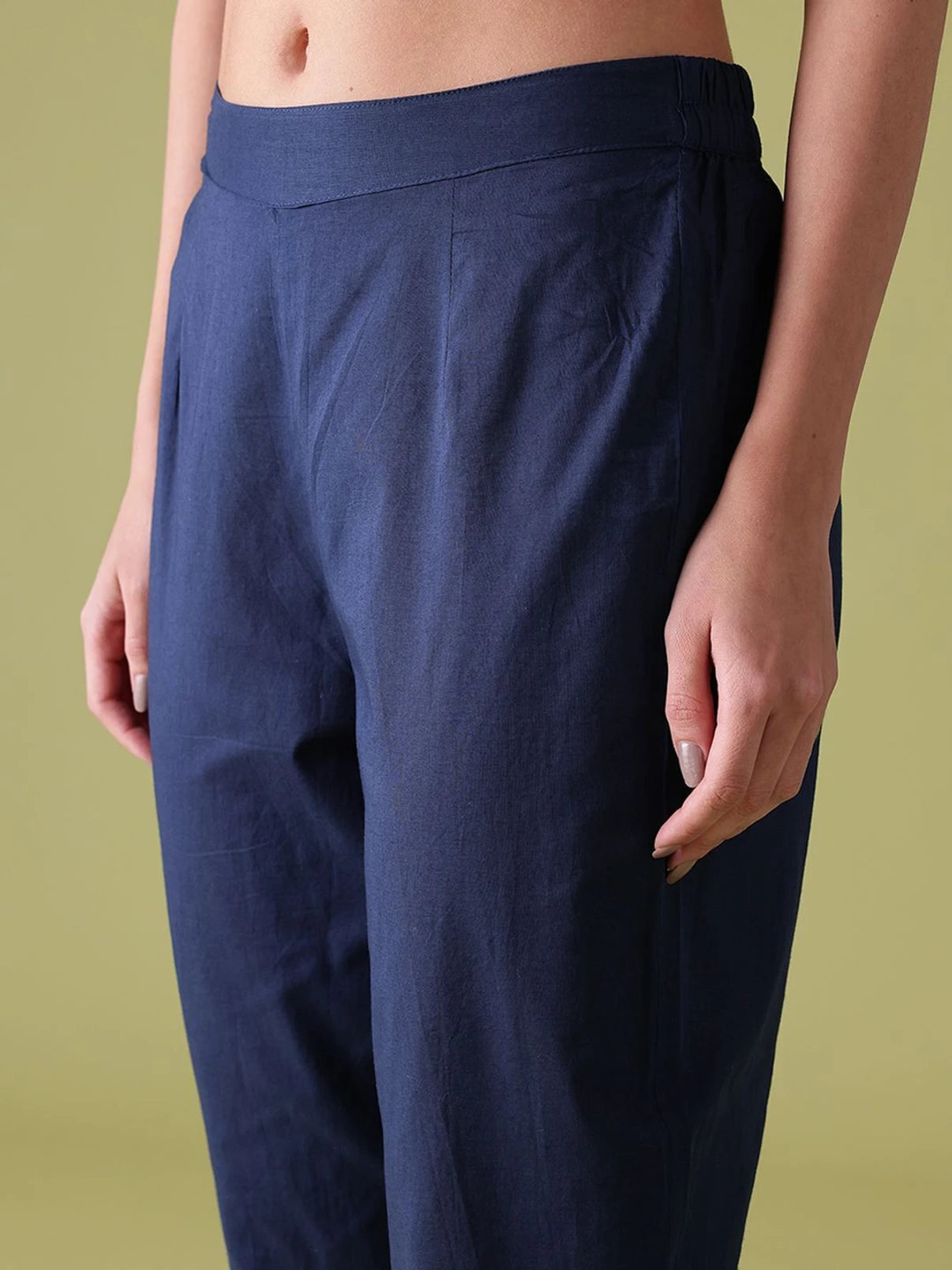 Women Pure Cotton Kurta Pant Dupatta Set