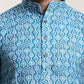 Men Floral Printed Regular Pure Cotton Kurta With Churidar