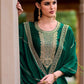 Ethnic Motifs Embroidered Regular Sequinned Kurta with Trousers & Dupatta