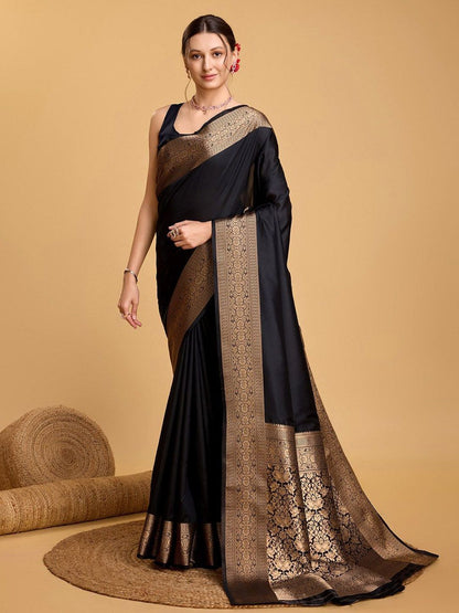 Solid Woven Design Zari Art Silk Kanjeevaram Saree