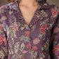 Floral Printed A-line Kurta And Trouser Set