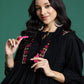 Ethnic Motifs Embroidered Regular Kurta with Trousers & Dupatta