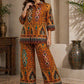 Pastels Printed Tunic with Palazzos
