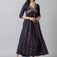 Ethnic Motifs Printed V-Neck Maxi Dress