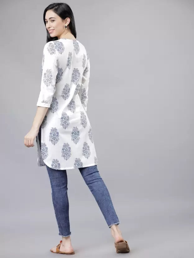 Casual Regular Sleeves Printed Women